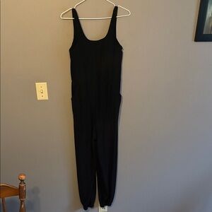 ZYIA Classic Black Jumpsuit with Bra Pads and Pockets